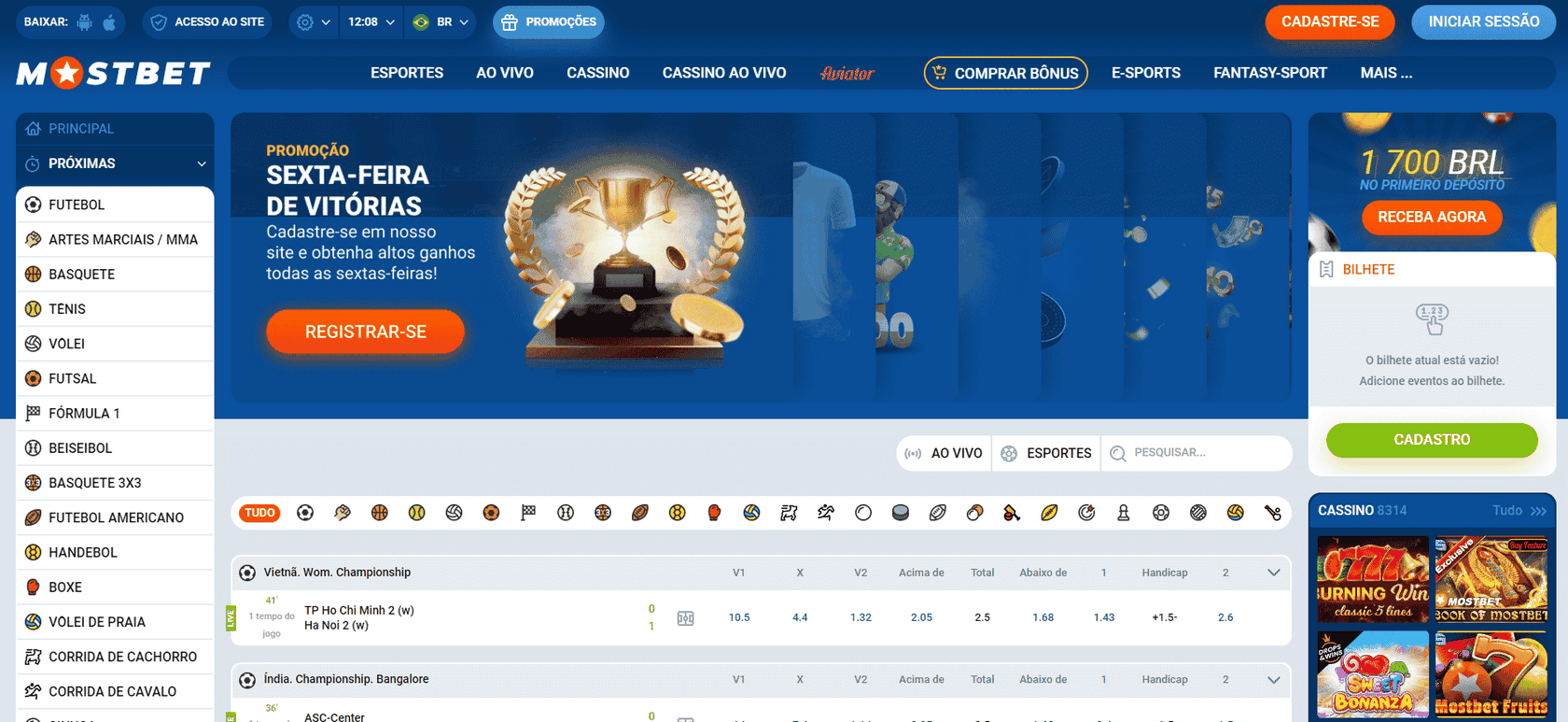 Aplikacja mobilna MostBet